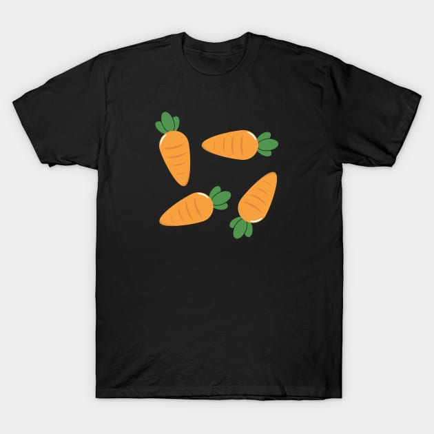 Cute Carrots - carrot lovers gift T-Shirt by Ebhar